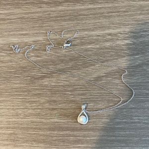 Brilliant Earth Silver Pearl Necklace